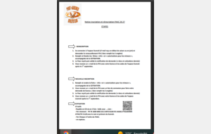 DOCUMENTS D'INSCRIPTION 2026 2027